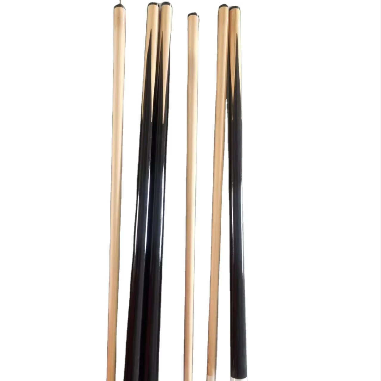 Integrated Critical Jumping Eight Big Head Black Cue for Pool Explosive Ball Charging with Cocobolo Butt Sleeve